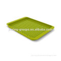 Popular ABS food serving trays made of ABS with many color , various shape and design,OEM orders are welcome